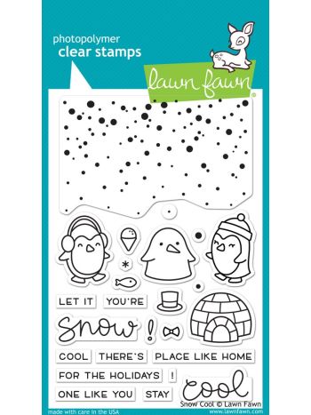 Lawn Fawn - Snow Cool - Clear Stamp 4x6